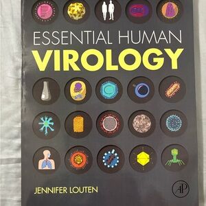 Essential Human Virology Book by Jennifer Louten - Black Cover